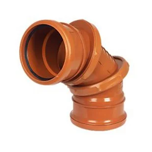 Floplast 110mm Underground Adjustable Bend Double Socket