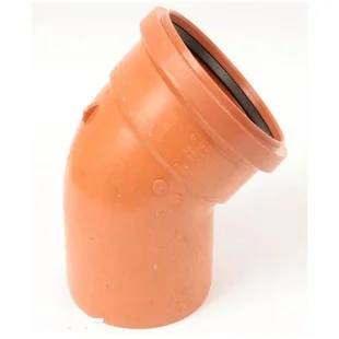 Floplast 110mm x 45 Deg Underground Single Socket Bend