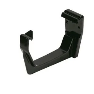 Floplast 114mm Square Gutter Fascia Bracket Black REF RKS1