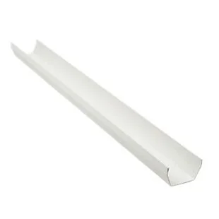 Floplast 114mm x 4MTR Square Gutter White REF RGS4