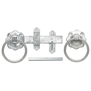 Perry 150mm No.1136 Plain Ring Handled Gate Latches - Galv