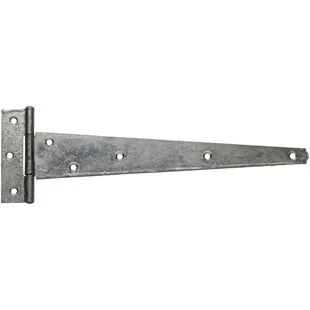Perry 450mm No.121 Medium Tee Hinges Pair - Galv