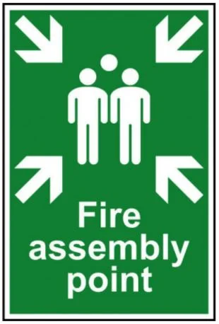 Fire Assembly Point - PVC (200 x 300mm) Ref 1541