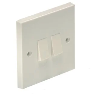 2 Gang 2 Way Light Switch Ref 1204