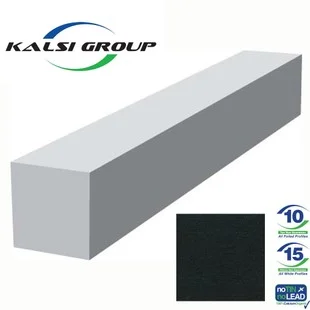 Kalsi Aquacel 300mm Square Fascia External Corner Black Woodgrain
