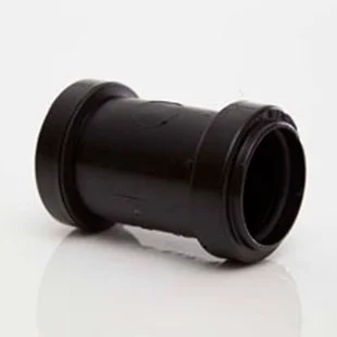 Floplast 32mm Push-fit Straight Coupling Black REF WP07