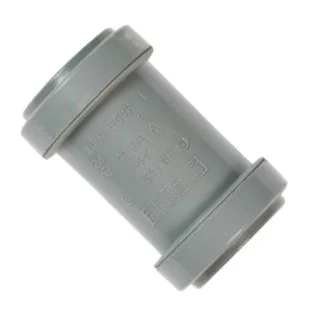 Floplast 32mm Push-fit Straight Coupling Grey REF WP07