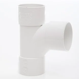 Floplast 40mm x 92.5 Deg ABS Swept Tee White REF WS23