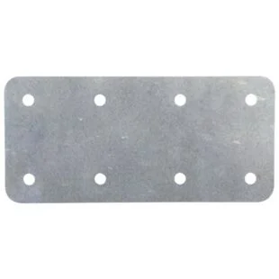 Perry 170mm No.4718 Galvanised Short Internal Sleeper Straight Flat Support Plate