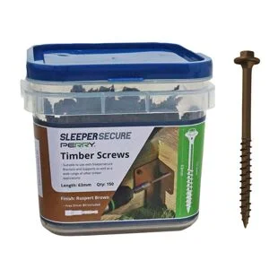 Perry Sleeper Secure 63mm Timber Screws - Hex Head