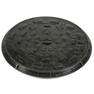 Floplast 450mm Inspection Chamber Cast Iron Cover & Plastic Frame