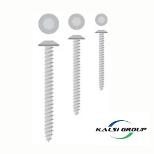 Kalsi Aquacel 50mm S-Steel Plastic Head Nails White (Box 100)