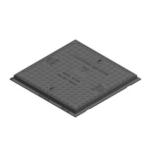 B125 S/Seal Solid Top Ductile Iron 600mm x 600mm x 40mm Ref MDB6060ST04/T