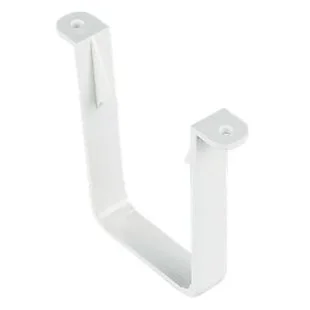 Floplast 65mm Square Downpipe Bracket White REF RCS1