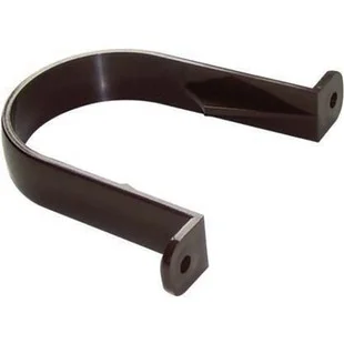 Floplast 68mm Round Downpipe Bracket Brown.
