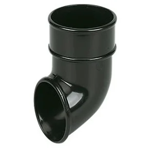 Floplast 68mm Round Downpipe Shoe Black REF RB3