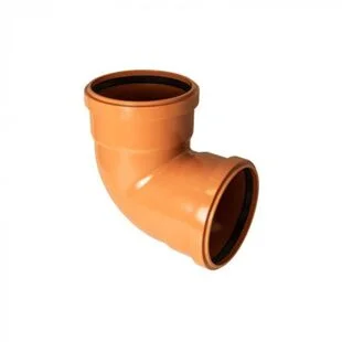 Floplast 160mm x 87.5 Deg Underground Double Socket Bend  REF 6D561