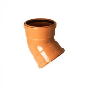 Floplast 160mm x 45 Deg Underground Double Socket Bend  REF 6D563