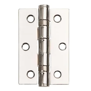 76mmx50mm PCP Ball Bearing Butt Hinge c/w Screws REF DH000862 (per pair)