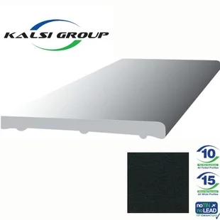 Kalsi Aquacel 5m x 225mm x 9mm Black Woodgrain Plain Flat Soffit Board