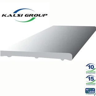 Kalsi Aquacel 5m x 300mm x 9mm White Plain Flat Soffit Board