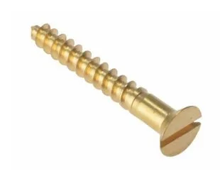 Countersink Brass Woodscrews 1/2 No 4 Slotted