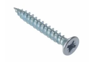 BZP Twinthread Woodscrews 2 No 6 Pozi