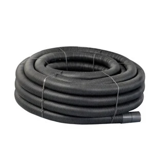 Black Perforated Land Drain 100mm x 100mtr Coil