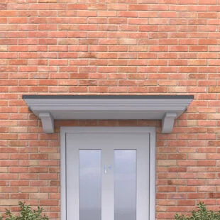 Buxton Decorative Flat Top Internal Fix Door Canopy