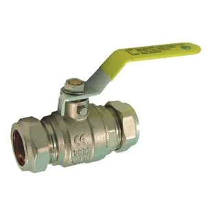 22mm Universal Lever Ball Valve Gas / WRAS Approved Ref 10056622