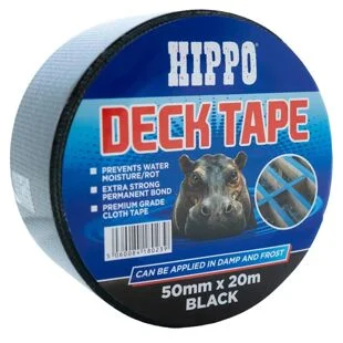 Hippo Deck Tape 50mm x 20m Black H18023