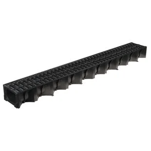 Aco Hexdrain Domestic Channel and Black Grating 1 Mtr