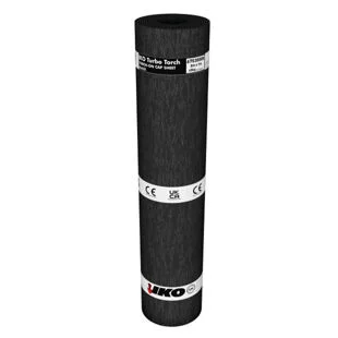 IKO Turbo Torch-On Cap Sheet Black 8Mtr