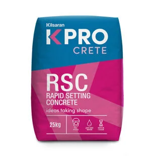 KPRO Rapid Set Concrete 40N 25kg Paper Bag