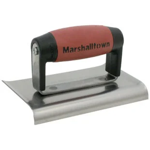 Marshalltown 6" x 3" Cement Edger Curved Ends DuraSoft