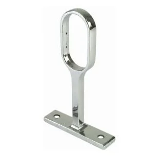 Oval Centre Bracket 30mm Chrome Plated Ref ORCHB
