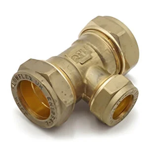 PC24R Compression Reducing Tee 22mm x 22mm x 15mm