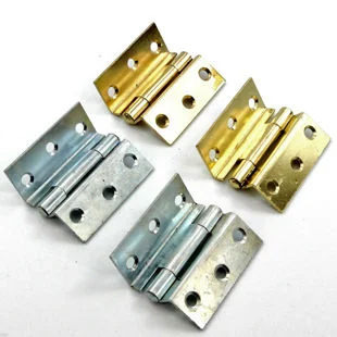 Prepacked 2no Steel Stormproof Butt Hinge 65mm (2.1/2) Bright Zinc Plated Ref 1951