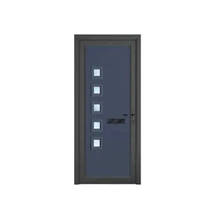 Malaga 1 Contemporary 5 Square Glass Left Hand