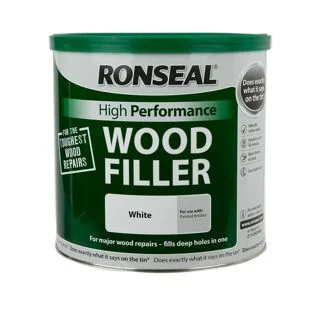 Ronseal High Performance Wood Filler White 550g