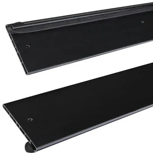 TRC RubbaTrim Techno Edge Long Trim 2500mm Black Ref TETB
