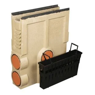 ACO S Range S100 Sump Unit Assembly with Cast Iron Rail + Silt Bucket 500mm F900