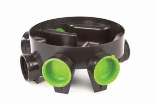 PPIC 475mm Dia x 225mm Deep Base Unit 5 x 100mm Inlets Ref SPIC6/1