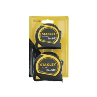 Stanley Tylon Tape Measure 8m & 5m Twin Pack STA998985