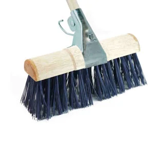 13" (325mm) Saddle Back Double Hole Blue PVC Head with Clamp & Handle