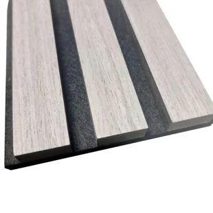 White Oak Acoustic Slat Wall Panel