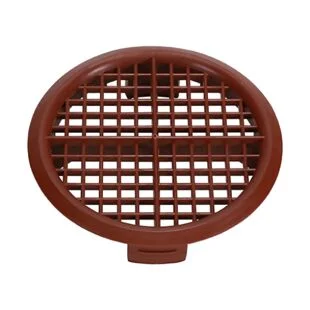 Timloc Push-In Round Soffit Vent 70mm Diameter Brown