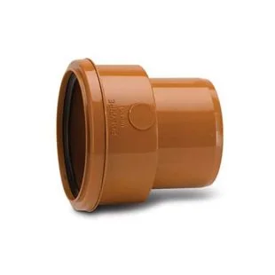 Polypipe Supersleve Socket Adaptor To PVC Spigot 110mm Ref UG459