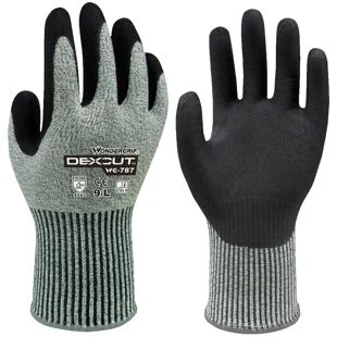 Wonder Grip Dexcut Glove Grey And Black (Size 8 / Medium) Ref WG-7871P