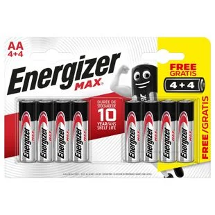 Energizer Max Batteries 4+4 Pack AA